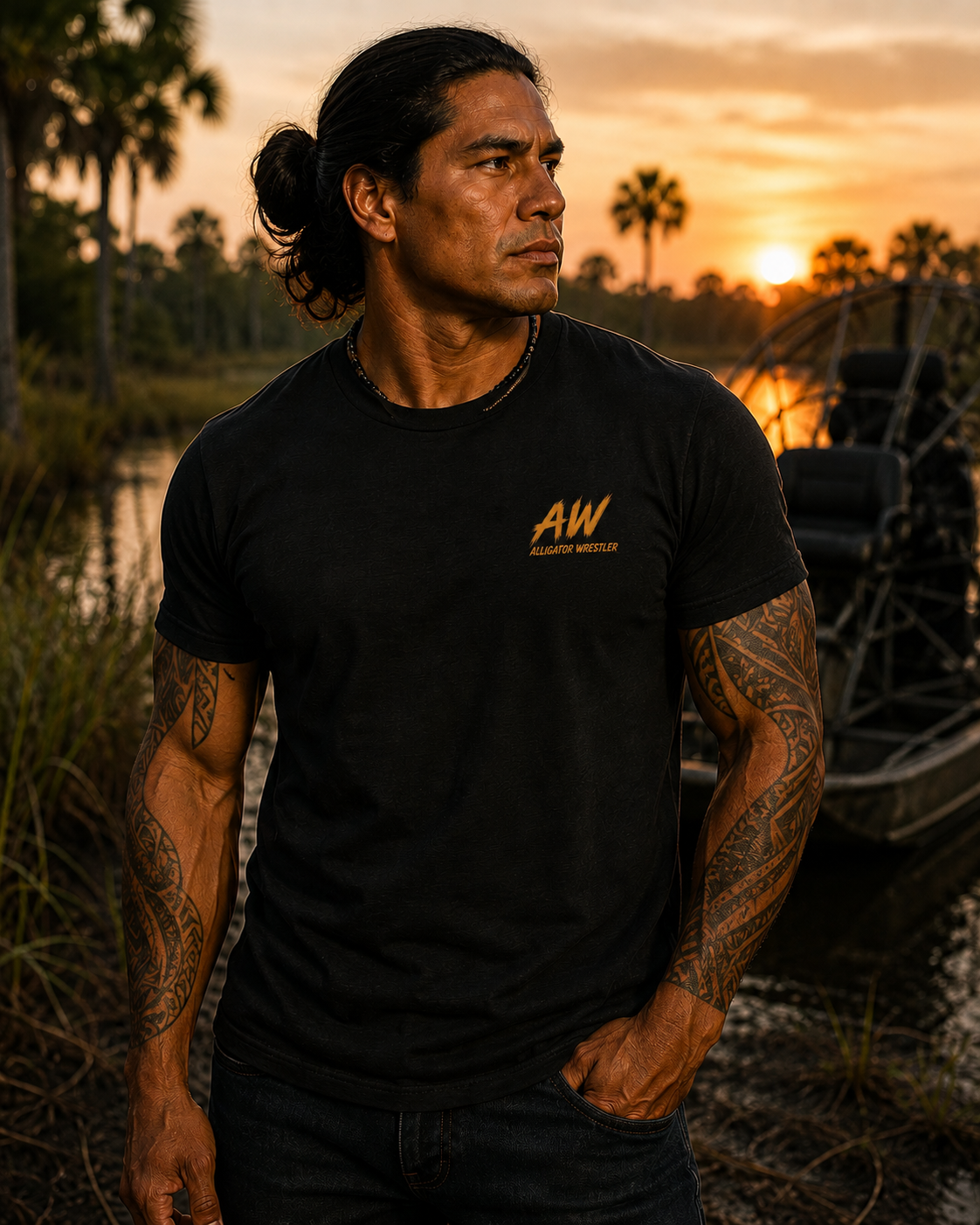Alligator Wrestler — "Florida Smile" Tee