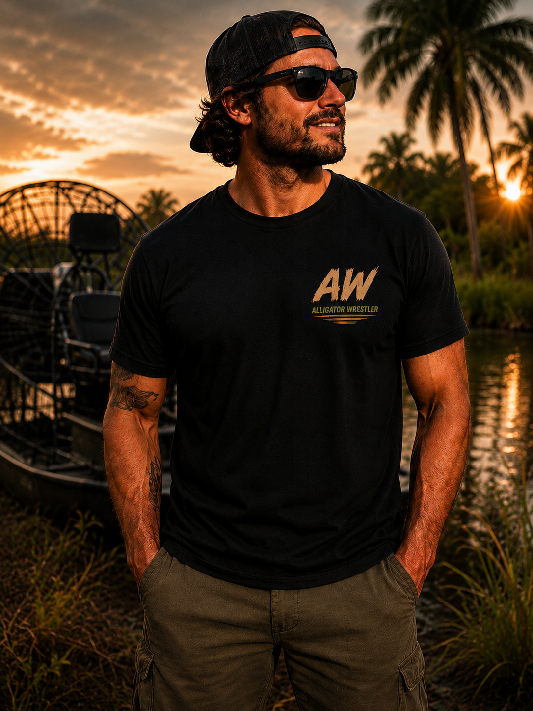 Alligator Wrestler — "Hold My Beer" Tee